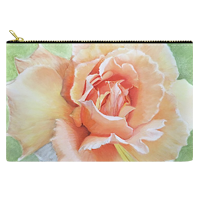 Floral zippered pouch by Sharon Bignell Fine Art