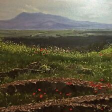 18" x 24" Oil on canvas $1,000.00 "Antioch Landscape" Original oil painting by Sharon Bignell